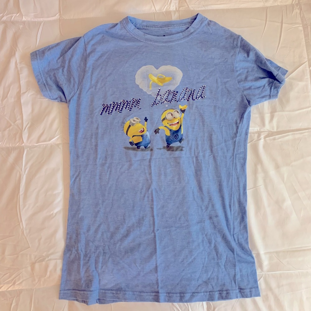 Minions banana short sleeve t shirt